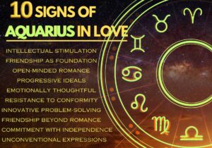 10 signs of Aquarius in love.